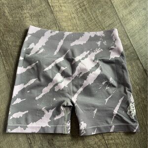 Darc Sport Gray and Pink Women Shorts